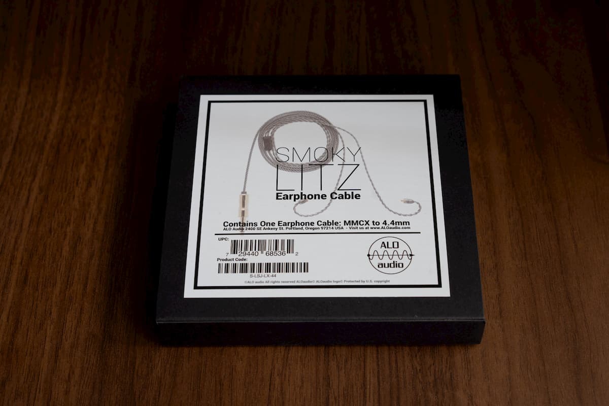 Smoky 賑々しい Litz Cable MMCX-4.4㎜【ALO-5362】