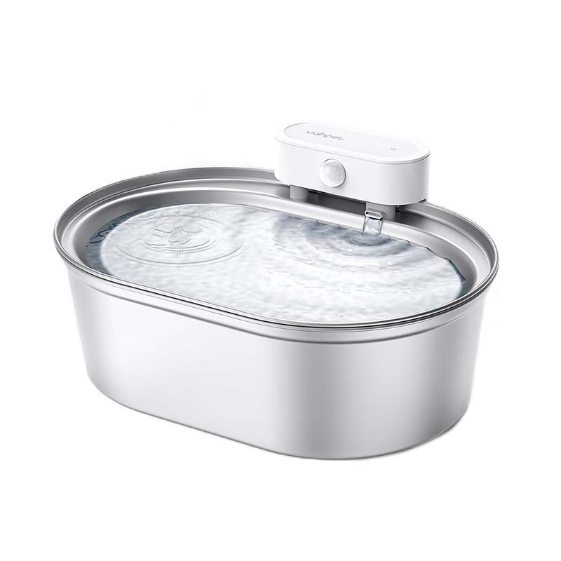 น้ำพุแมว Uahpet Stainless Steel Water Fountain