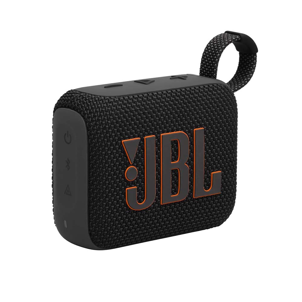JBL Go 4 ลำโพงบลูทูธพกพา สีดำ, น้ำหนักเบา IP67