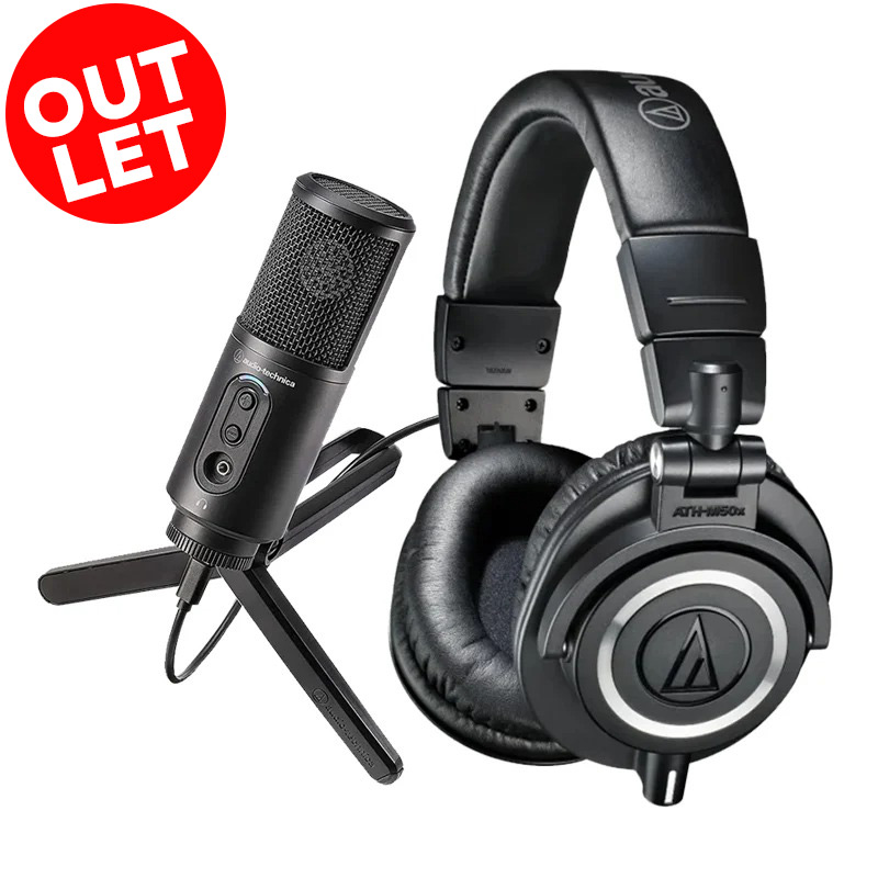 ชุดบันเดิ้ล Audio Technica Content Creator Pack M50x + ATR2500X-USB